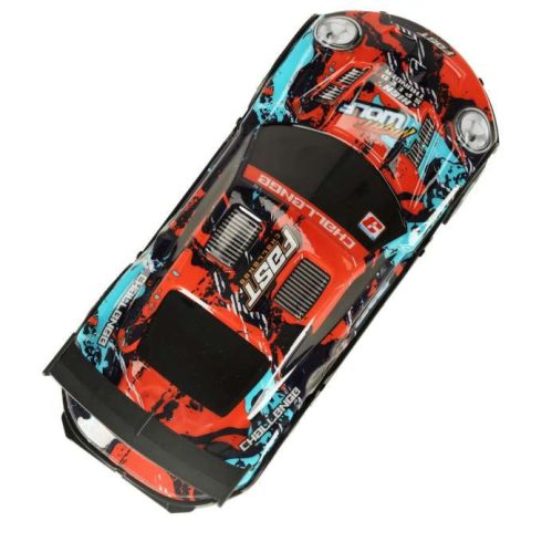 Kék és piros sport RC autó