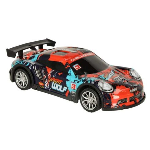 Kék és piros sport RC autó