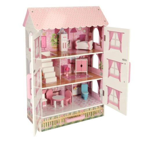 Fa babaház Lulilo Papilio rózsaszín 80cm