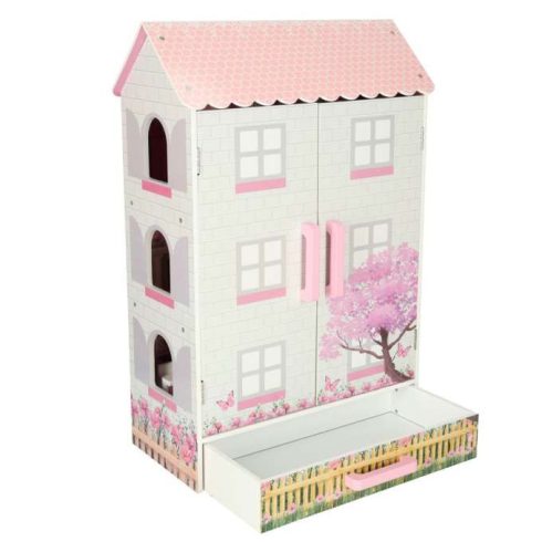 Fa babaház Lulilo Papilio rózsaszín 80cm