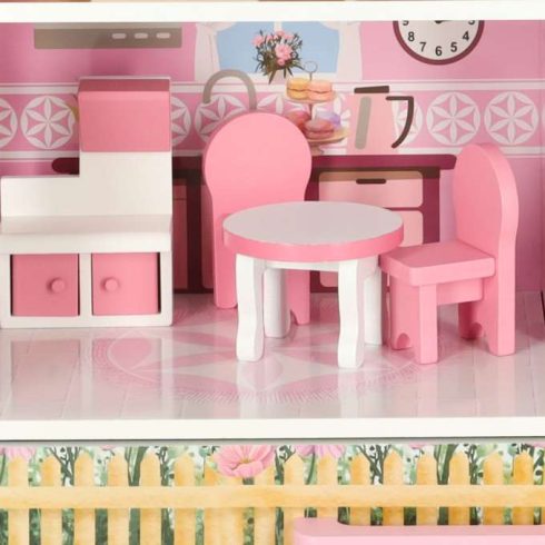 Fa babaház Lulilo Papilio rózsaszín 80cm