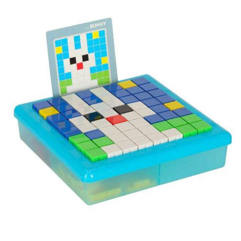 Kreatív logikai puzzle, kockák, mozaik puzzle, 175 darab