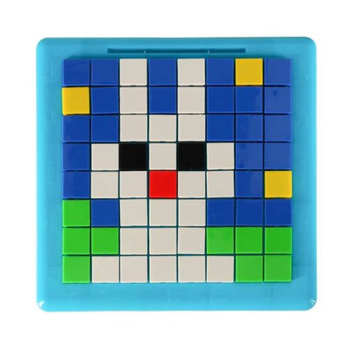 Kreatív logikai puzzle, kockák, mozaik puzzle, 175 darab