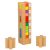 Színes Montessori oktatási fa puzzle blokkok