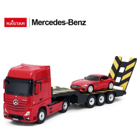 Távirányítós autó Rastar 74920 Mercedes-Benz Actros 1:26 piros