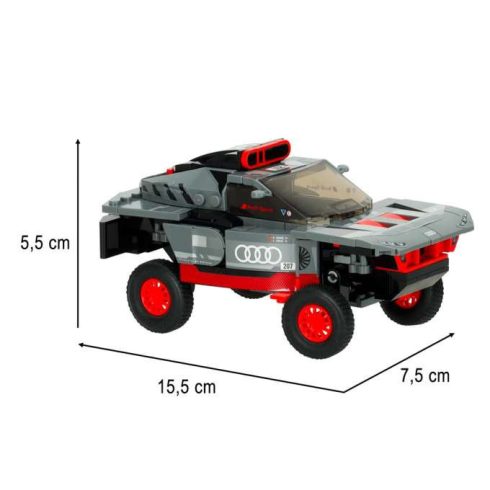 Audi RS Q e-tron 1:30 klocki 367 darabos építőkockák