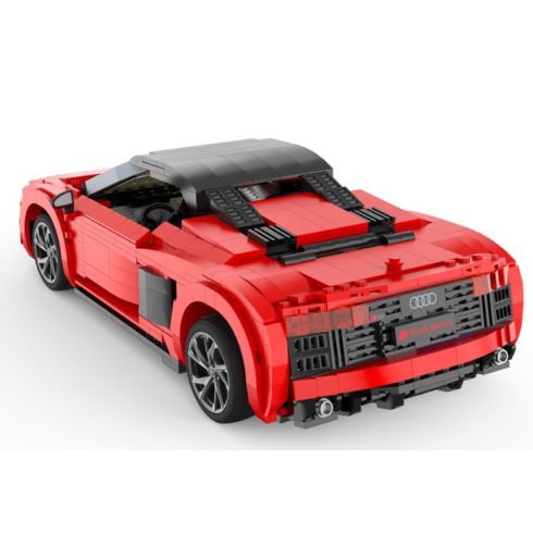 Rastar 93800 autó AUDI R8 Spyder 1:14 építő blokkok 1440 db 33cm