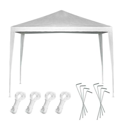 Kerti pavilon, partisátor, kereskedelmi, pavilon, fehér, 3 x 3 m