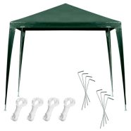   Kerti pavilon, partisátor, kereskedelmi, pavilon, zöld, 2,5 x 2,5 m