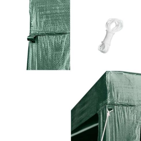 Kerti pavilon, partisátor, kereskedelmi, pavilon, zöld, 2,5 x 2,5 m