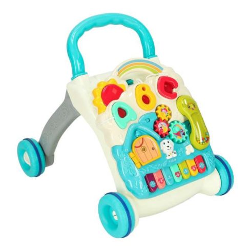 Push walker interaktív oktatási asztal 4 az 1-ben kék