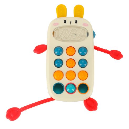 telefon szenzoros fogazó játék babáknak