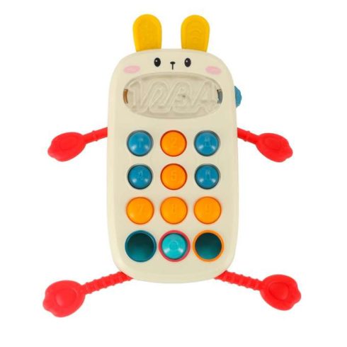 telefon szenzoros fogazó játék babáknak