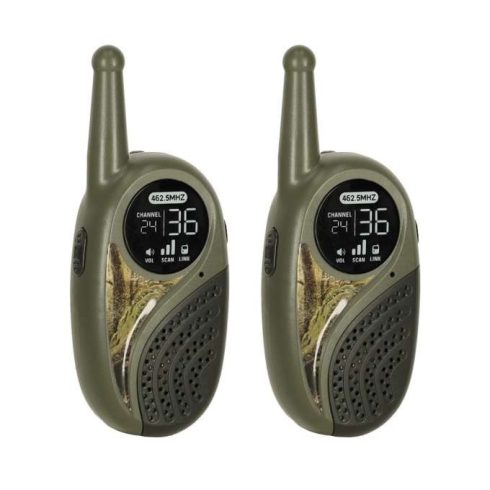 Walkie Talkie rövidhullámú szett kapcsolótáblával gyerekeknek, khaki