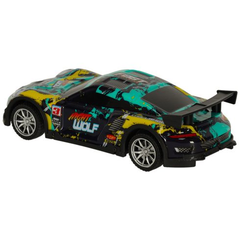 Kék és zöld sport RC autó