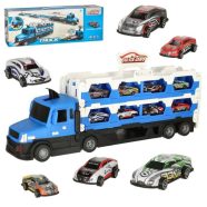   TIR Vontató autószállító összecsukható jármű XXL 10 autó kék