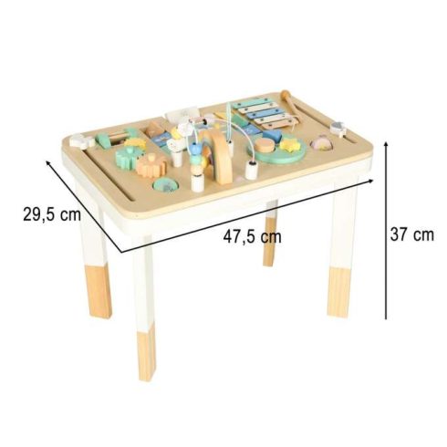 Montessori pasztell manipulációs asztal