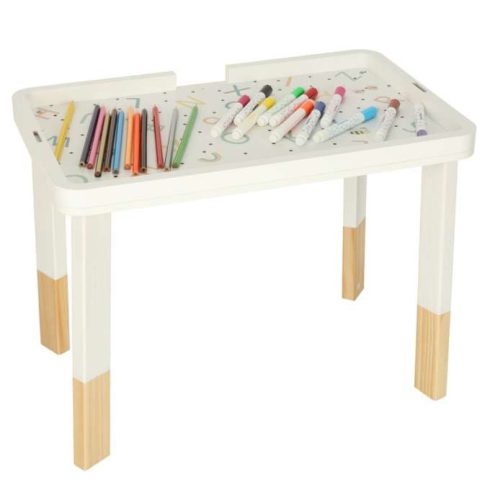 Montessori pasztell manipulációs asztal
