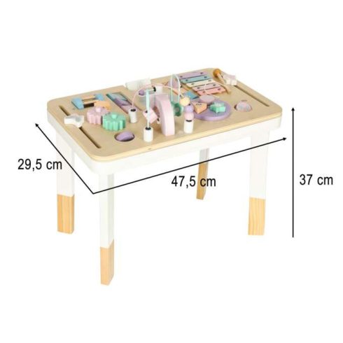 Montessori pasztell manipulációs asztal
