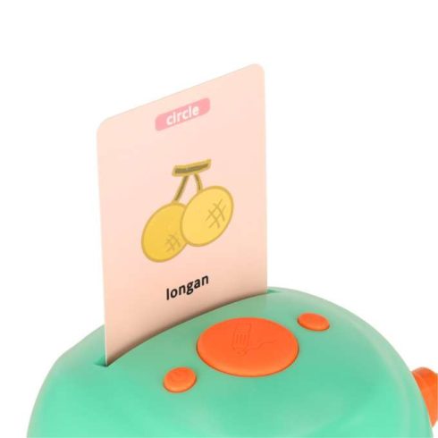 Oktatási Robot Interaktív Tanulás Kártyákat Rajzolni Zöld Eng