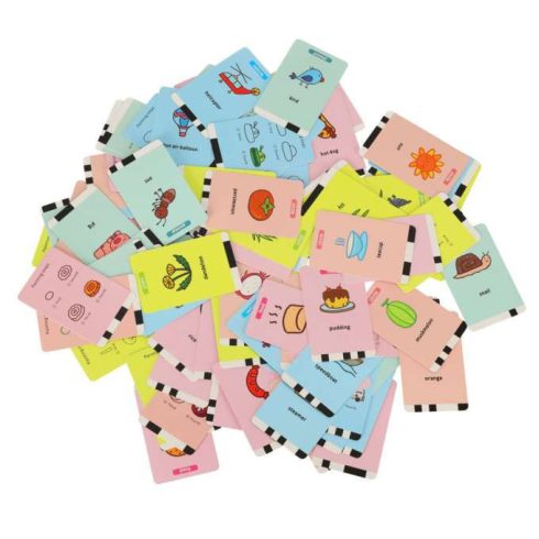 Oktatási Robot Interaktív Tanulás Kártyákat Rajzolni Zöld Eng