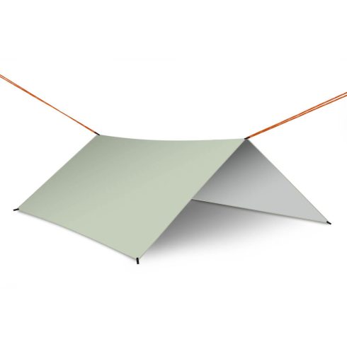 Ponyva, ponyvás kempingsátor, függőágy, esővédő, 300 cm, szürke