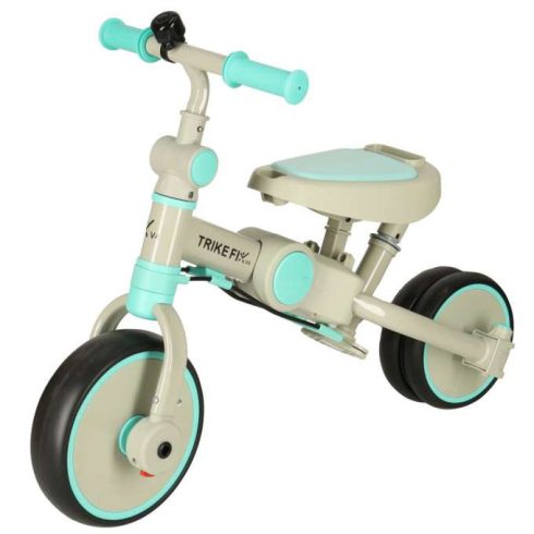 Trike Fix V4 Tricikli, Kék És Szürke, Napellenzővel