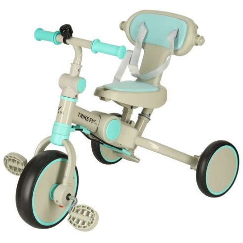 Trike Fix V4 Tricikli, Kék És Szürke, Napellenzővel