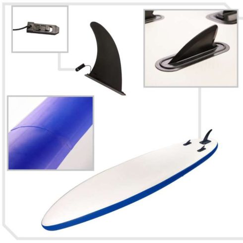 Sup Felfújható Deszka Paddleboard Tartozékokkal 380cm 160kg