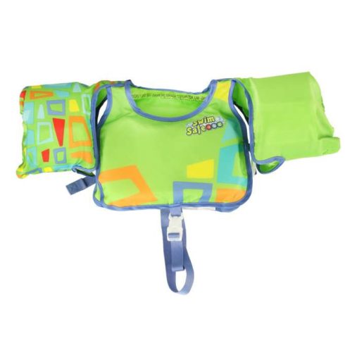 BESTWAY 32174 felfújható mellény kapok ujjakkal 3-6 éves korig 19-30 kg zöld