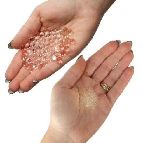 Hidrogél Vízzselé Golyók átlátszó szín Virágpisztolyhoz 250g 50.000 Db. 7-8 Mm