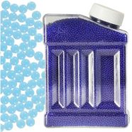   Hidrogél Vízzselé Golyók Virágpisztolyhoz, Kék, 250g, 50.000 Db. 7-8 Mm