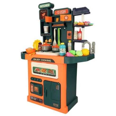 Gyerek Konyhai Csaptelep Edénykiegészítő Készlet 77 Elemből