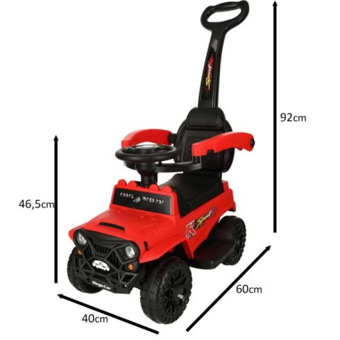 Felhajtható Tolóterepjáró Hanggal És Piros Lámpával