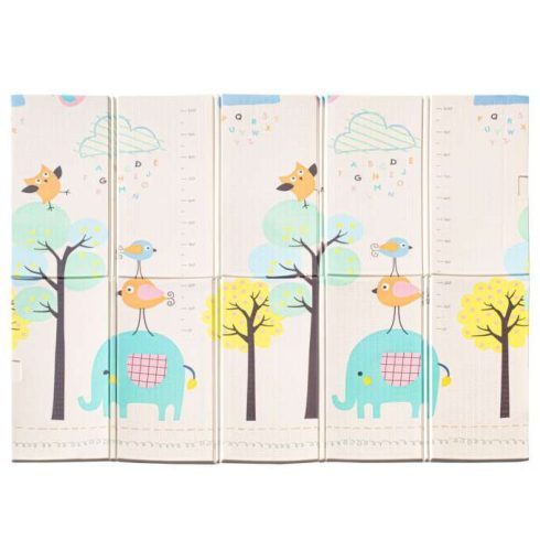 Kétoldalas Habszivacs Szőnyeg 180x200 Elefánt/kép