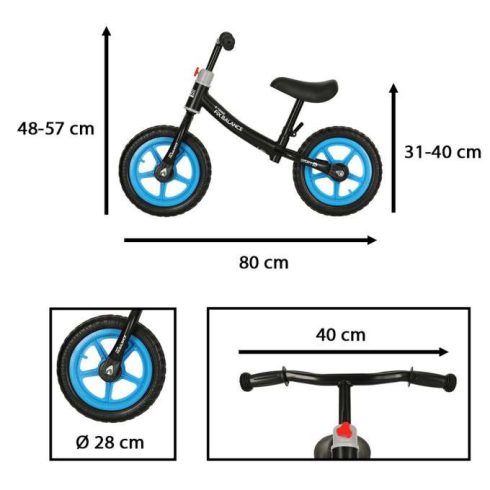 Trike Fix Balance Egyensúlykerékpár Kék Futóbicikli