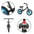 Trike Fix Balance Egyensúlykerékpár Kék Futóbicikli