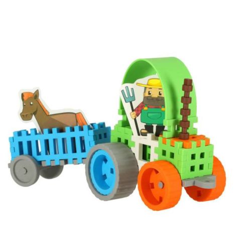 Marioinex Építőelemek Lengyel Mini Gofri Farmer Buborékfólia 185 Elem