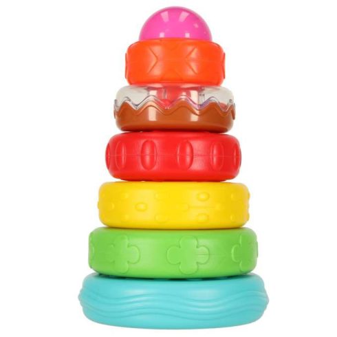 Piramis Torony Oktatási Színes Montessori Érzékszervi Puzzle