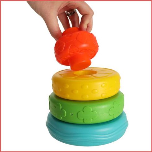 Piramis Torony Oktatási Színes Montessori Érzékszervi Puzzle