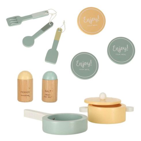 Fa Mdf Konyha Krémes Kiegészítőkkel