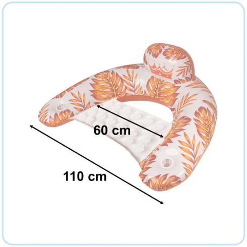 Úszószék Fotel Nyugágy Vízi Függőágy Narancssárga