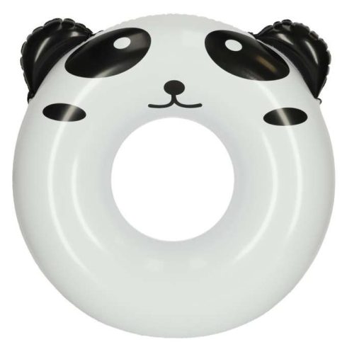 Úszógyűrű, felfújható gyűrű, strandgyűrű, panda, 80 cm, max 60 kg