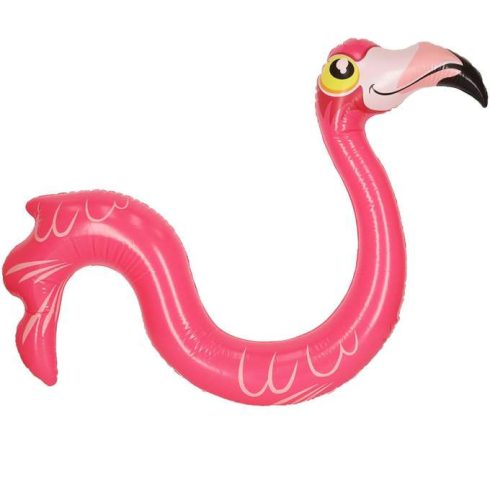 Felfújható úszógumi flamingóval, 131 cm