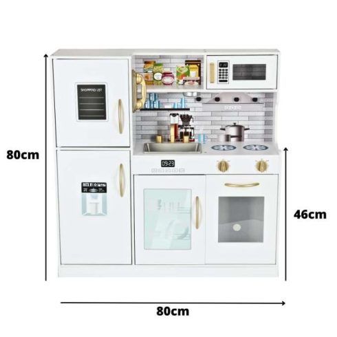 Fából Készült Gyerek Konyha Hűtőszekrénnyel