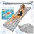 Felfújható strandmatrac úszáshoz a medence vizében BESTWAY 44013 szürke 90kg 183cm