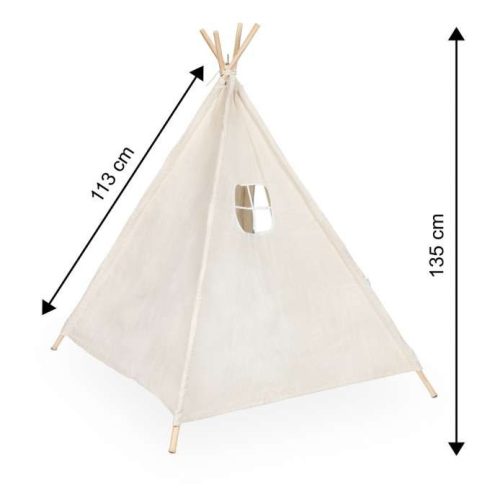 Indiai Házi Sátor Gyerekeknek Tipi Wigwam 135cm
