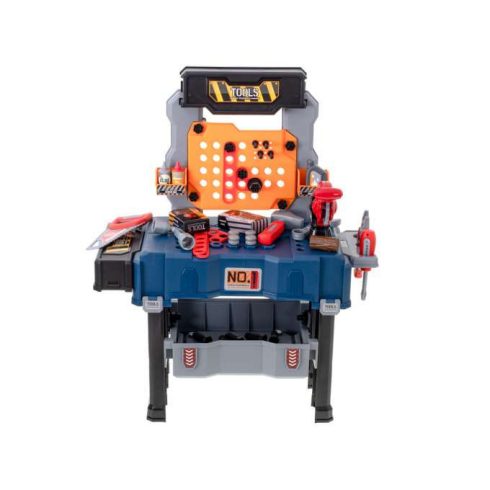 Workshop Barkácskészlet Asztal + Szerszámok 65db.