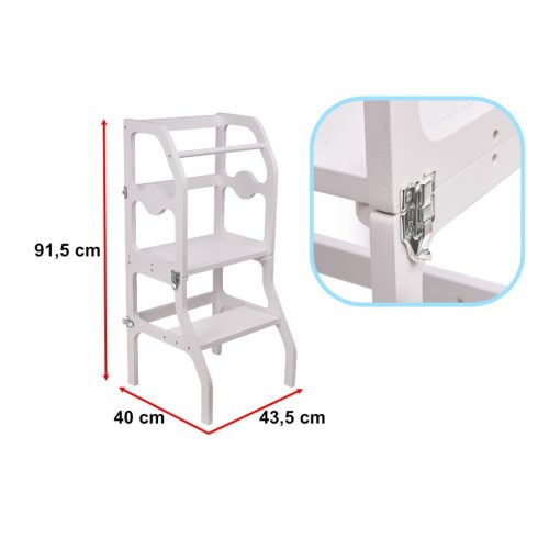 Montessori Fa Tanulótorony Gyűrűk 2 Az 1-ben