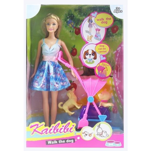 Barbie Baba Séta A Kutyával